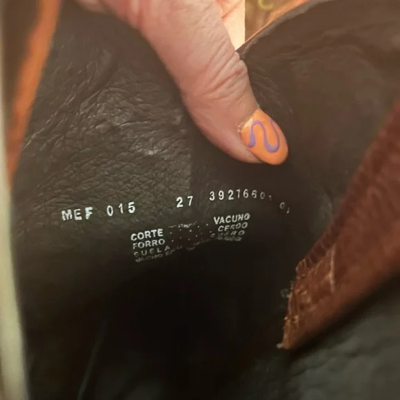 Caborca women's embroidered western style boots - Picture 5 of 5